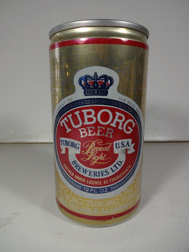 Tuborg Beer - 'Brewed Under License at Frankenmuth'